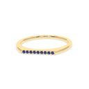 Harmony bar ring sapphire