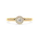 Iiluminate halo ring diamond