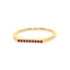 Harmony bar ring ruby