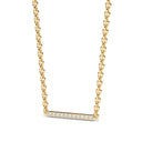 Harmony bar necklace diamond