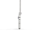 Power hamsa necklace sapphire