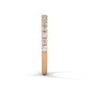 Calm half eternity band diamond