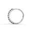 Calm half eternity hoops sapphire