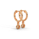 Fearless bezel hoops diamond