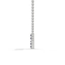 Divine cross necklace sapphire