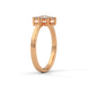 Serenity flower ring diamond