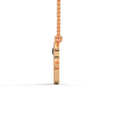 Power hamsa necklace sapphire