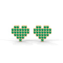 Super Mario Earrings Emerald
