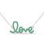 Yours Love Necklace Emerald