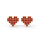 Super Mario Earrings Ruby