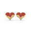 Enchanted Heart Earring Ruby