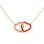 TwinFlame Necklace Ruby