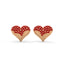 Enchanted Heart Earring Ruby