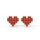 Super Mario Earrings Ruby