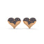 Enchanted Heart Earring Sapphire