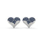 Enchanted Heart Earring Sapphire