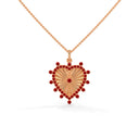 Eternal Heart Necklace Ruby