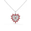 Eternal Heart Necklace Ruby