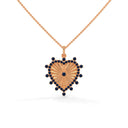 Eternal Heart Necklace Sapphire