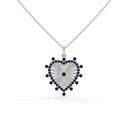 Eternal Heart Necklace Sapphire