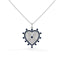 Eternal Heart Necklace Sapphire