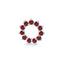 Invincible sun necklace ruby