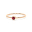 Fearless bezel ring ruby