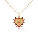 Eternal Heart Necklace Ruby