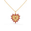 Eternal Heart Necklace Ruby