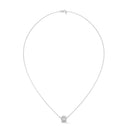 Gracious round cut diamond pendant