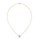 Gracious round cut diamond pendant