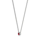 Empower solitaire necklace ruby