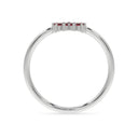 Invincible sun ring ruby