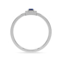 Iiluminate halo ring sapphire