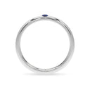 Courage single stone band sapphire