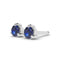 Empower solitaire stud earring sapphire