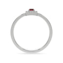 Iiluminate halo ring ruby