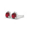 Empower solitaire stud earring ruby