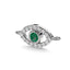 Protection evil eye necklace emerald