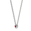 Iiluminate halo necklace ruby