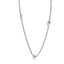 Fearless three bezel necklace diamond