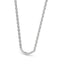 Rise pave curve necklace diamond