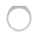 Harmony bar ring sapphire