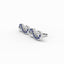 Achieve infinity stud earrings sapphire