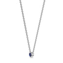 Empower solitaire necklace sapphire