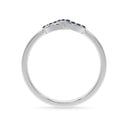 Achieve infinity ring sapphire