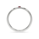 Courage single stone band ruby