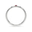 Courage single stone band ruby