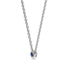 Iiluminate halo necklace sapphire