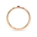 Courage single stone band ruby